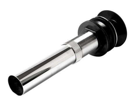 Black Matte Pop Up Drain with Overflow