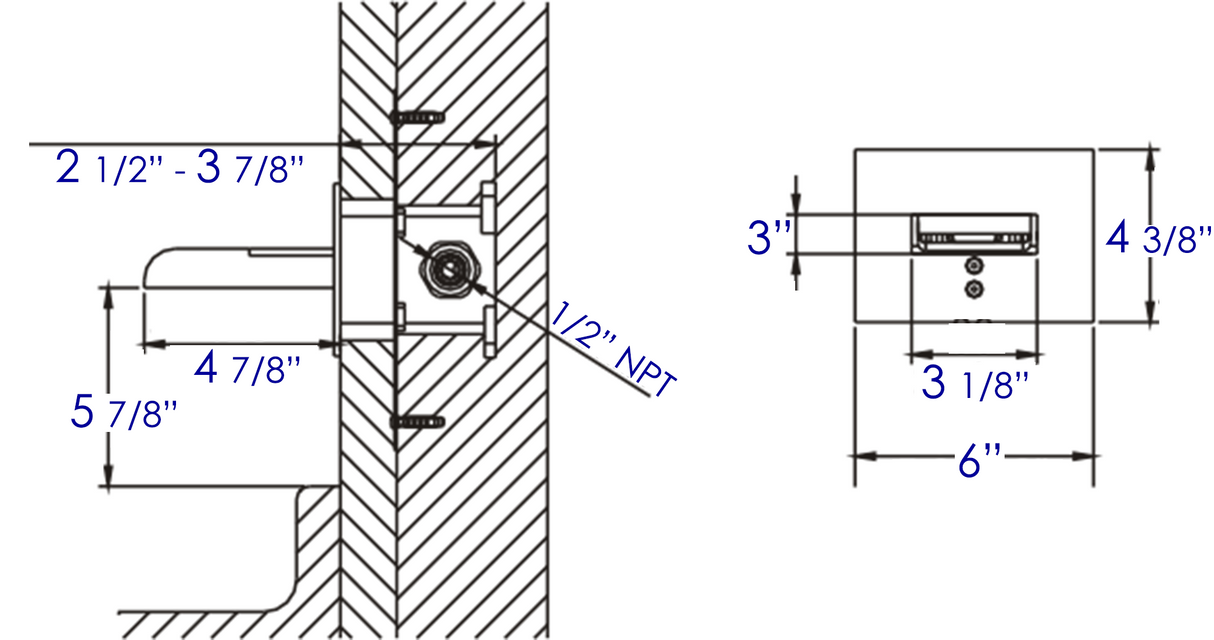 ALFI brand AB5901-PC Polished Chrome Waterfall Tub Filler
