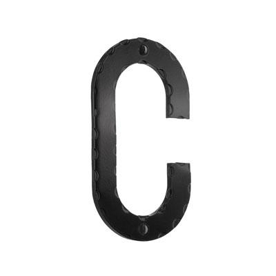 Smedbo Smedbo House Letter C in Black Wrought Iron