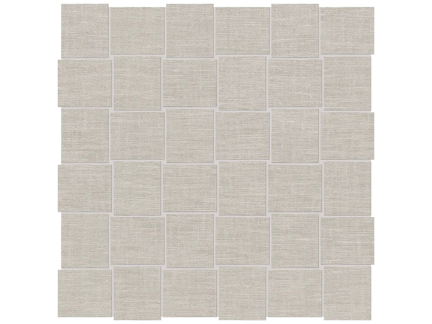 Anatolia Tile 2X2 Basketweave Belgian Linen Natural Porcelain Mosaics. 1 Sheet = .96 Sq. Ft. 4501-0033-1 (69-567) Natural Basketweave 2x2 - premium natural stone mosaic tile from Anatolia Tile, available at PoshHaus showroom in Keene, NH