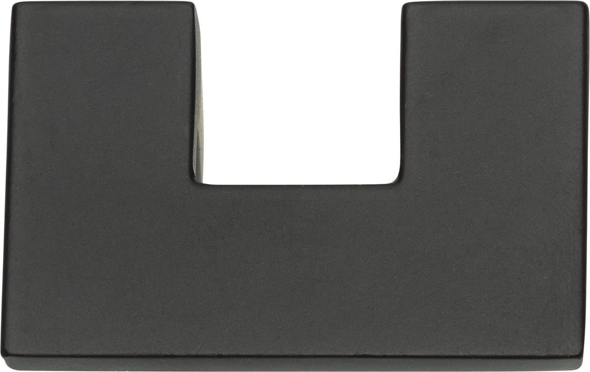 Atlas Homewares U Turn Knob 1 1/4 Inch (c-c) Matte Black