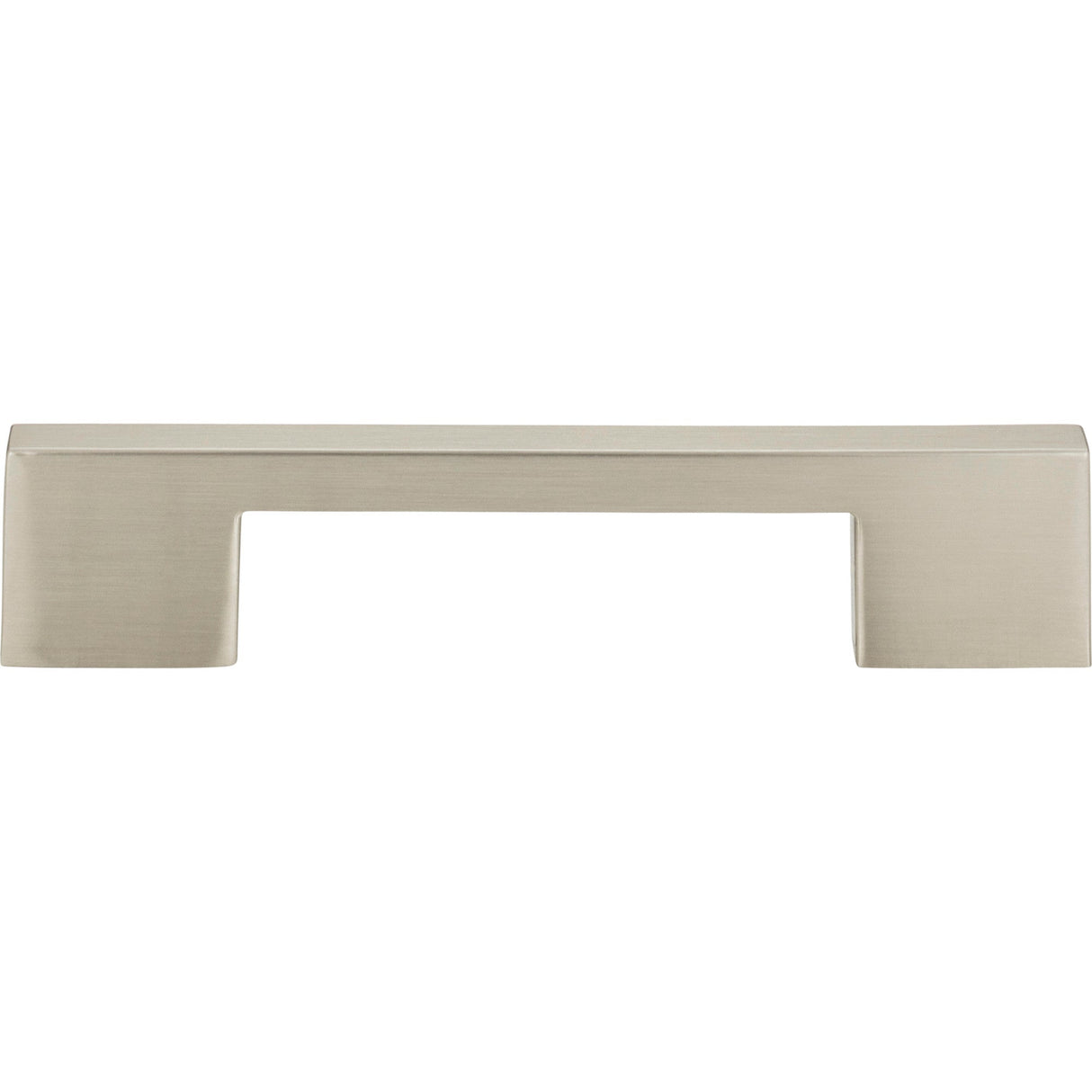 Atlas Homewares Thin Square Pull 5 1/16 Inch (c-c) Brushed Nickel