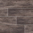 MSI Wood Collection upscape nero 6x40 glazed porcelain floor wall tile NUPSNER6X40 product shot multiple planks top view #Size_6"x40"