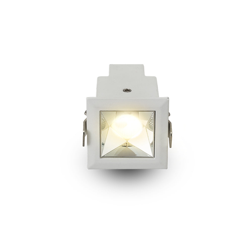 VONN RUBIK VMDL000601A003WH 1.75" 1 LIGHT LED RECESSED DOWNLIGHT W/TRIM ETL CERTIFIED, COMMERCIAL GRADE, White