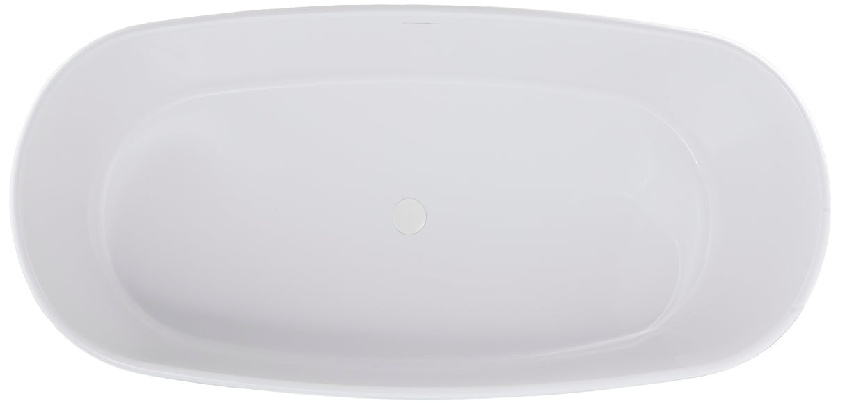 Hydro Systems NEW6228HTO-WHI NEWBURY 6228 METRO TUB ONLY-WHITE