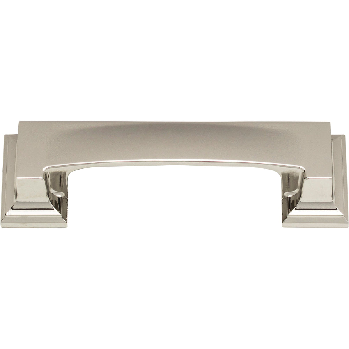 Atlas Homewares Sutton Place Cup Pull 3 Inch (c-c) Polished Nickel