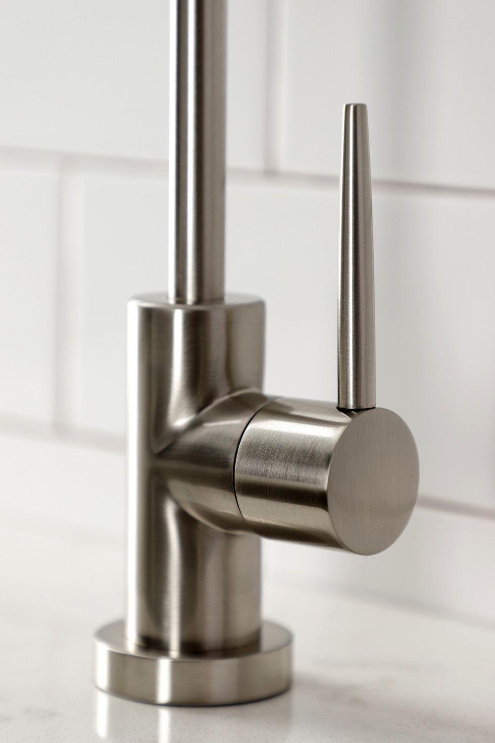 Kingston Brass KS8198NYL New York Single-Handle Cold Water Filtration Faucet, Brushed Nickel