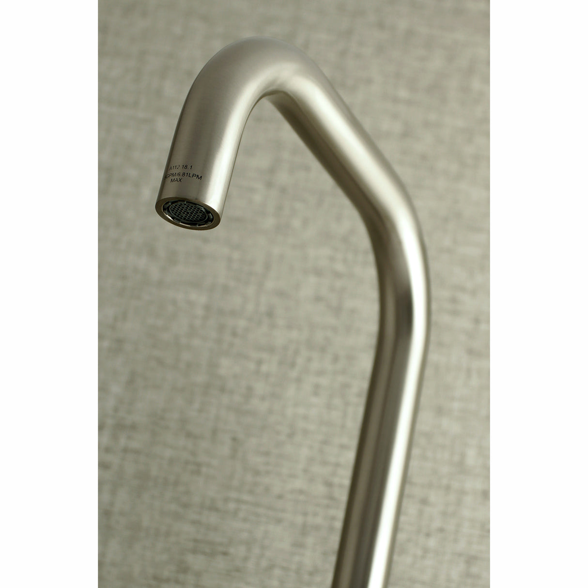 Kingston Brass Concord 8-Inch Adjustable Center Wall Mount Kitchen Faucet, Brushed Nickel