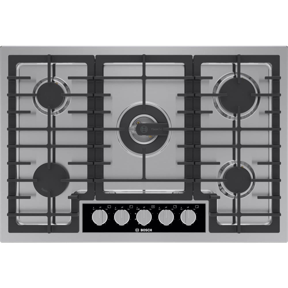 Bosch NGMP058UC 30" Gas Cooktop, FlameSelect