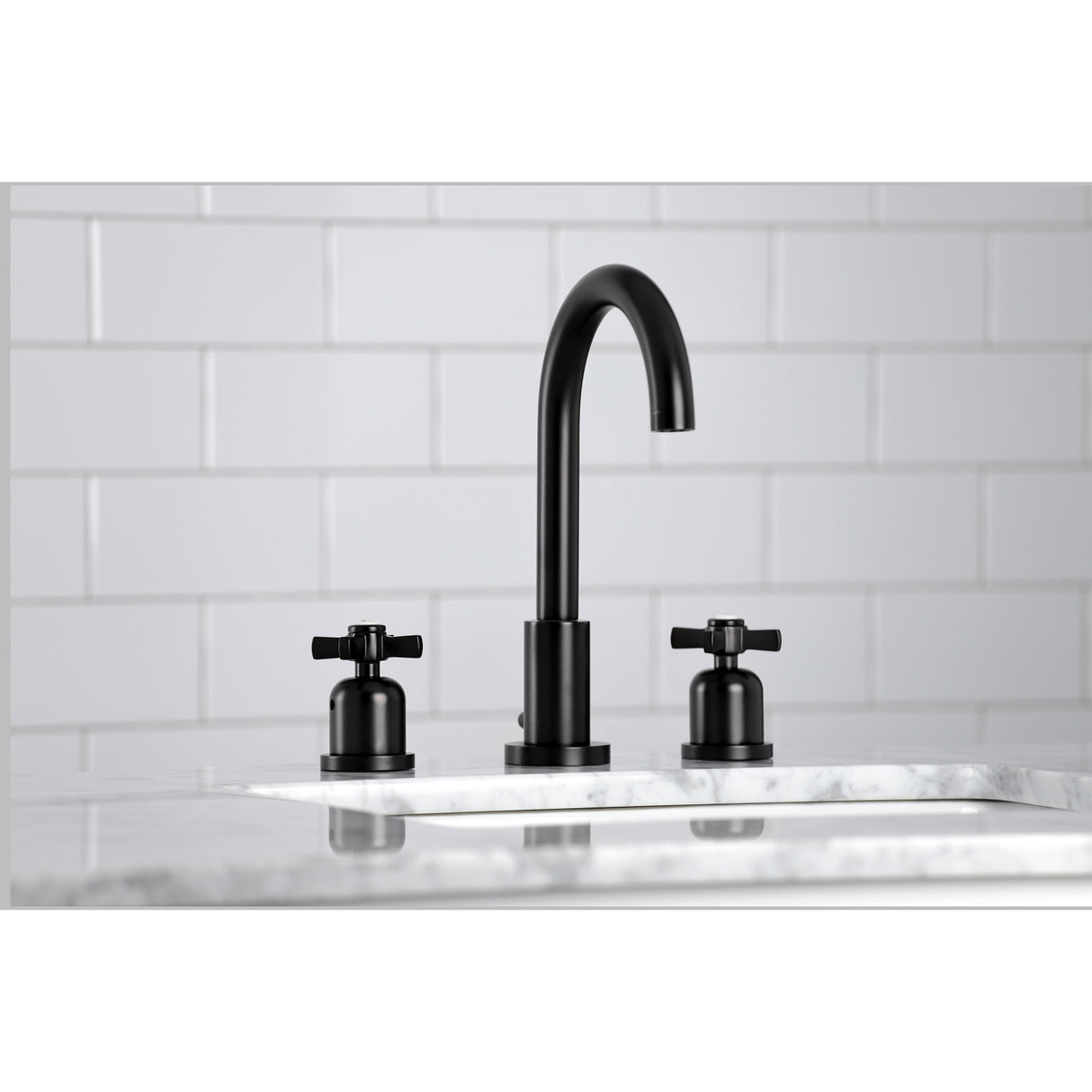 Fauceture FSC8920ZX Millennium Widespread Bathroom Faucet, Matte Black