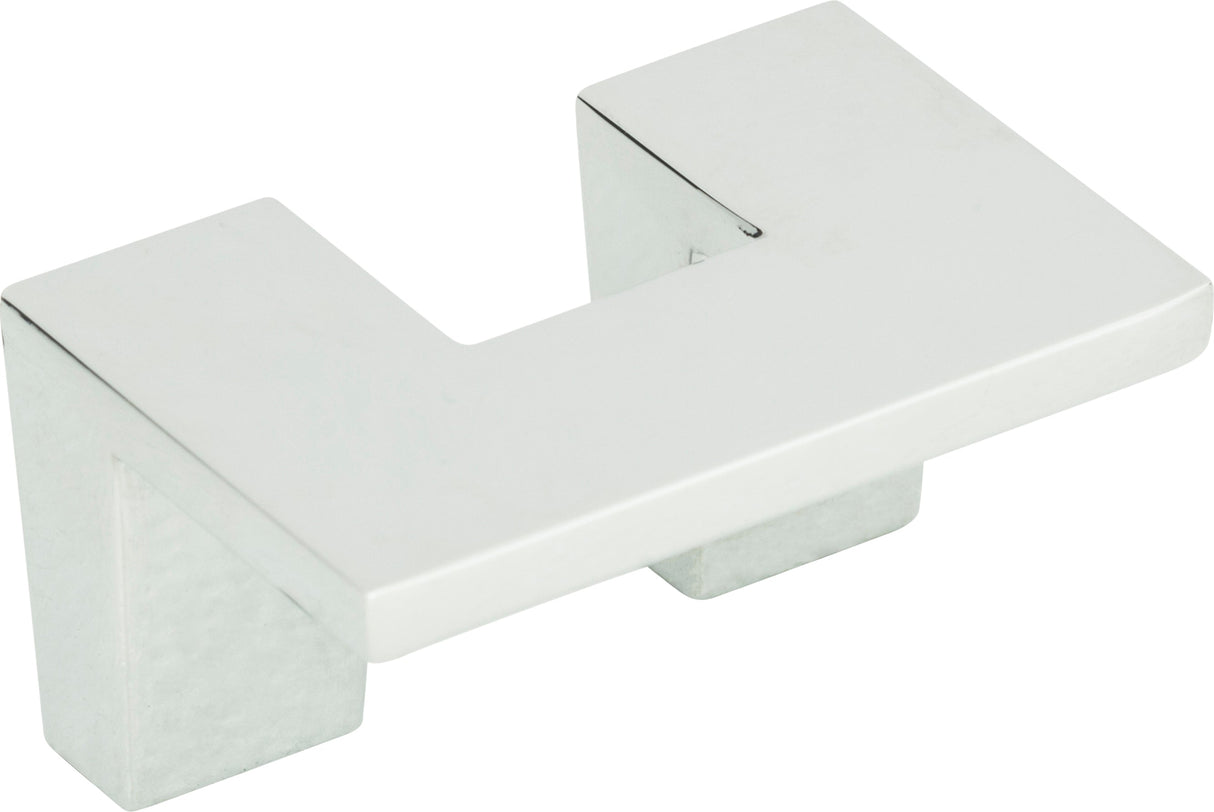 Atlas Homewares U Turn Knob 1 1/4 Inch (c-c) Polished Chrome