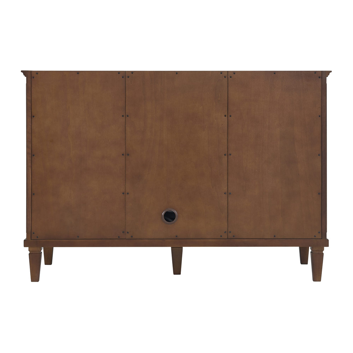 Lorelai 48" Single Vanity, Mid-Century Walnut w/ 3 CM Ethereal Noctis Silestone Top w/FreePower Wireless Charger