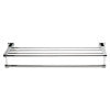 ALFI brand AB9596 Polished Chrome 24 inch Towel Bar & Shelf Bathroom Accessory