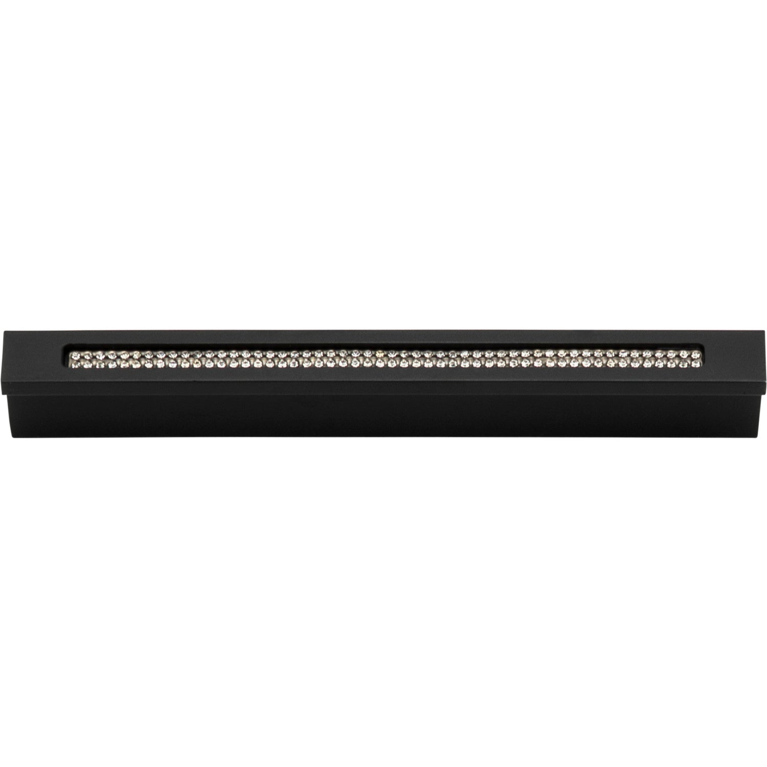 Atlas Homewares Crystal Bar Inset Thin Pull 3 3/4 Inch (c-c) Matte Black
