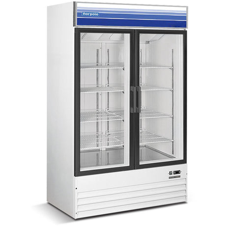 Norpole NPGR2-S 29 Cuft. Double Door Merchandiser Refrigerator