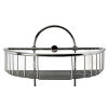 ALFI brand AB9534 Polished Chrome Wall Mounted Double Basket Shower Shelf Bathroom Accessory