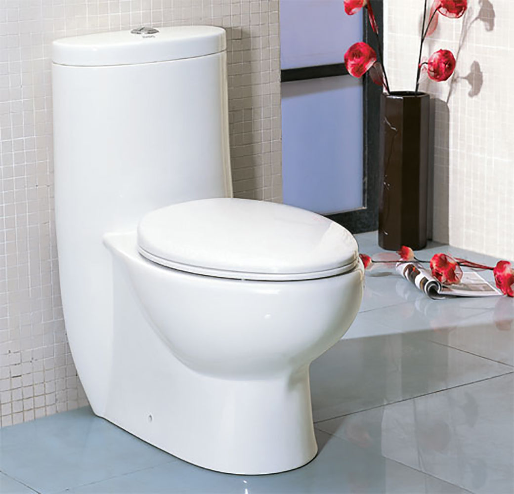 EAGO TB309 TALL DUAL FLUSH ONE PIECE ECO-FRIENDLY HIGH EFFICIENCY LOW FLUSH CERAMIC TOILET