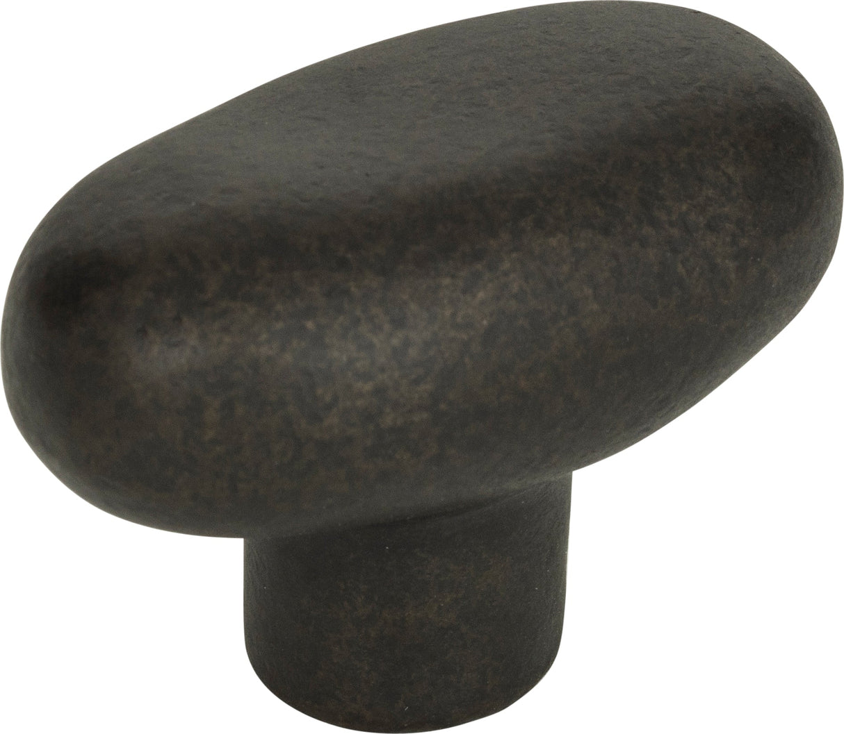 Atlas Homewares Distressed Oval Knob 1 11/16 Inch Oil Rubbed Bronze