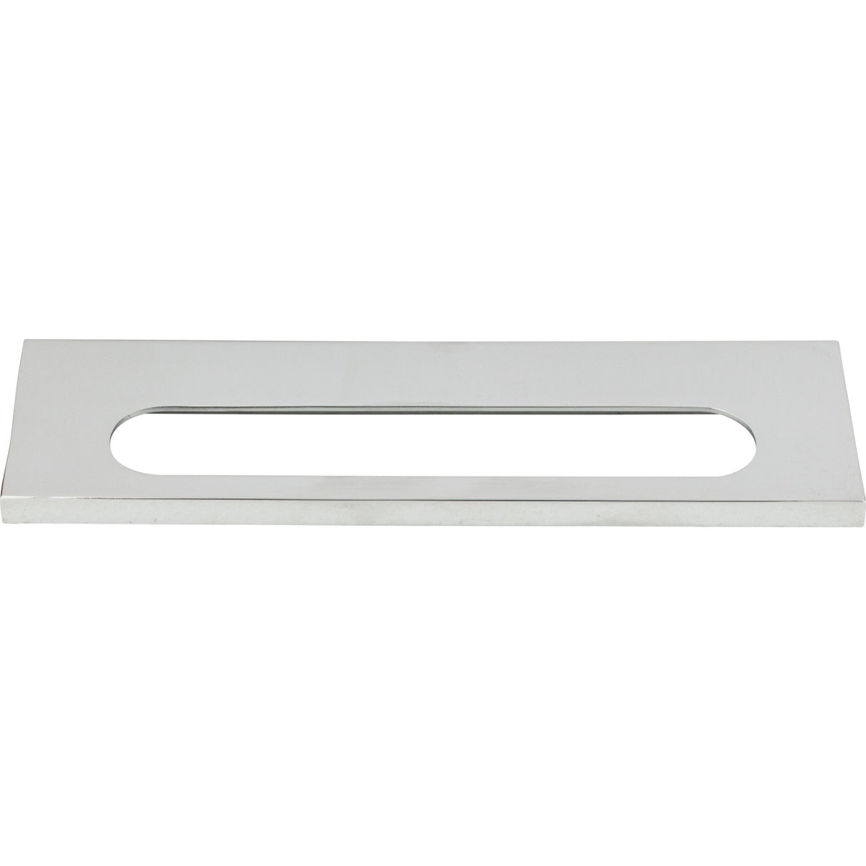 Atlas Homewares Modern Square Edge Tab Pull 5 1/16 Inch (c-c) Polished Chrome