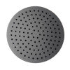 Matte Black Stainless Steel 12" Round Ultra-Thin Rain Shower Head