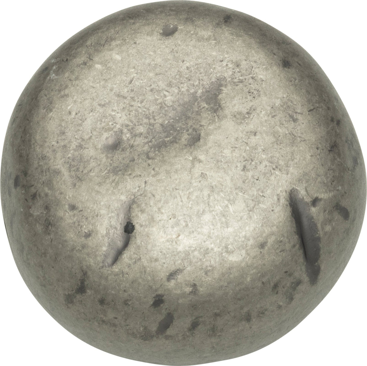 Atlas Homewares Distressed Round Knob 1 3/8 Inch Pewter