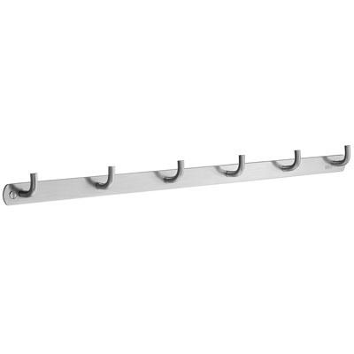 Smedbo Beslagsboden Coat Rack in Brushed Stainless Steel