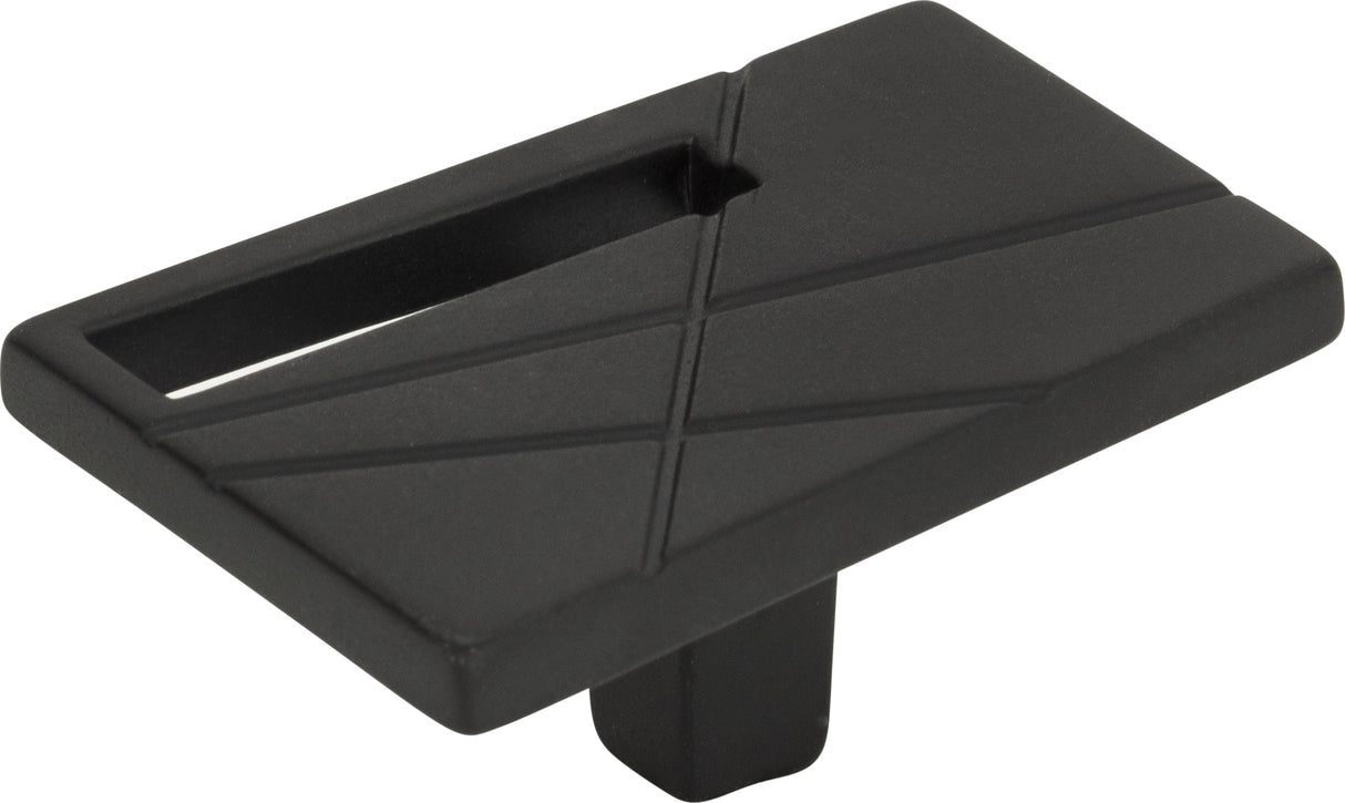 Atlas Homewares Modernist Left Knob 1 3/4 Inch Matte Black