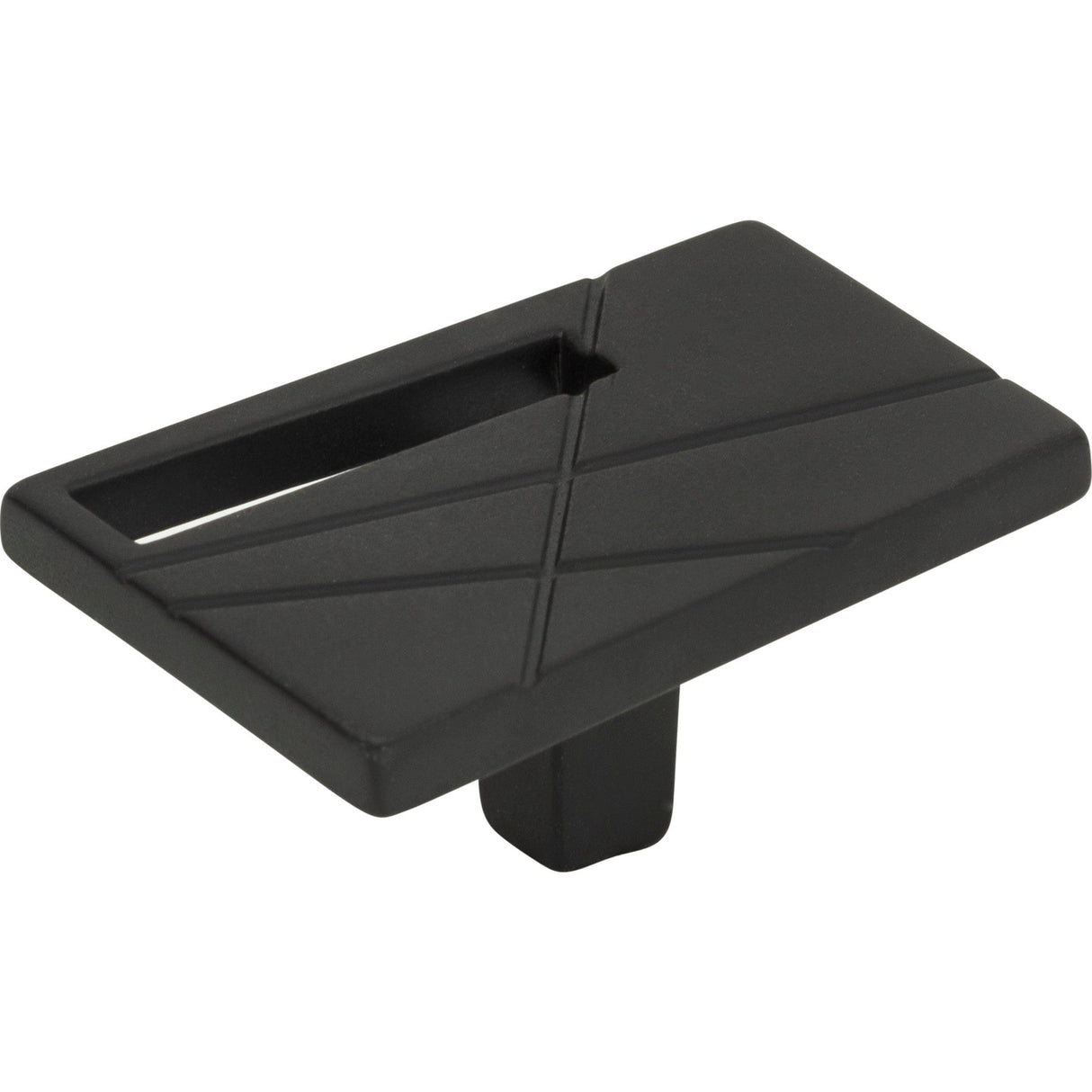 Atlas Homewares Modernist Left Knob 1 3/4 Inch Matte Black