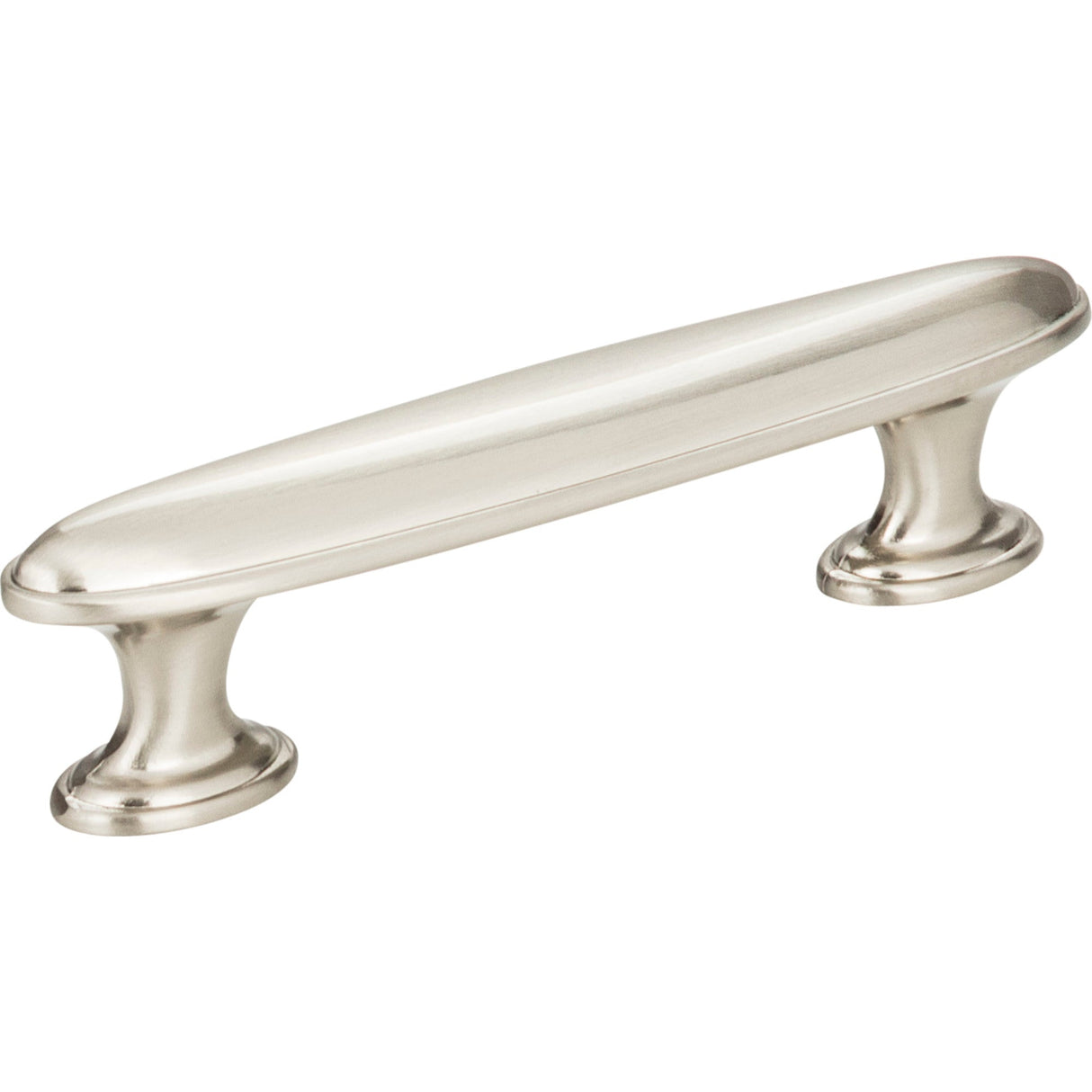 Atlas Homewares Austen Oval Pull 3 Inch (c-c) Brushed Nickel