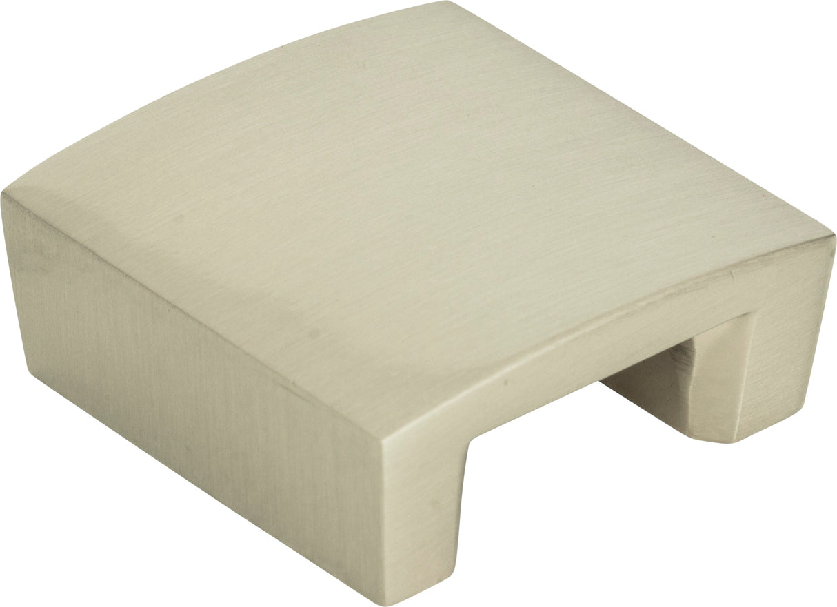 Atlas Homewares Centinel Solid Knob 1 1/4 Inch (c-c) Brushed Nickel