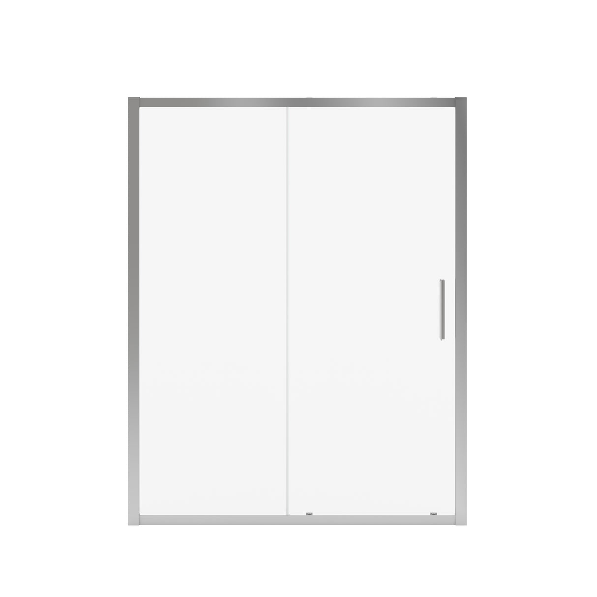 MAAX 135244-900-084-000 Connect 57-58 ½ x 72 in. 6mm Sliding Shower Door for Alcove Installation with Clear glass in Chrome