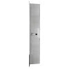 ALFI brand 12 x 24 Polished Stainless Steel Vertical Double Shelf Bath Shower Niche
