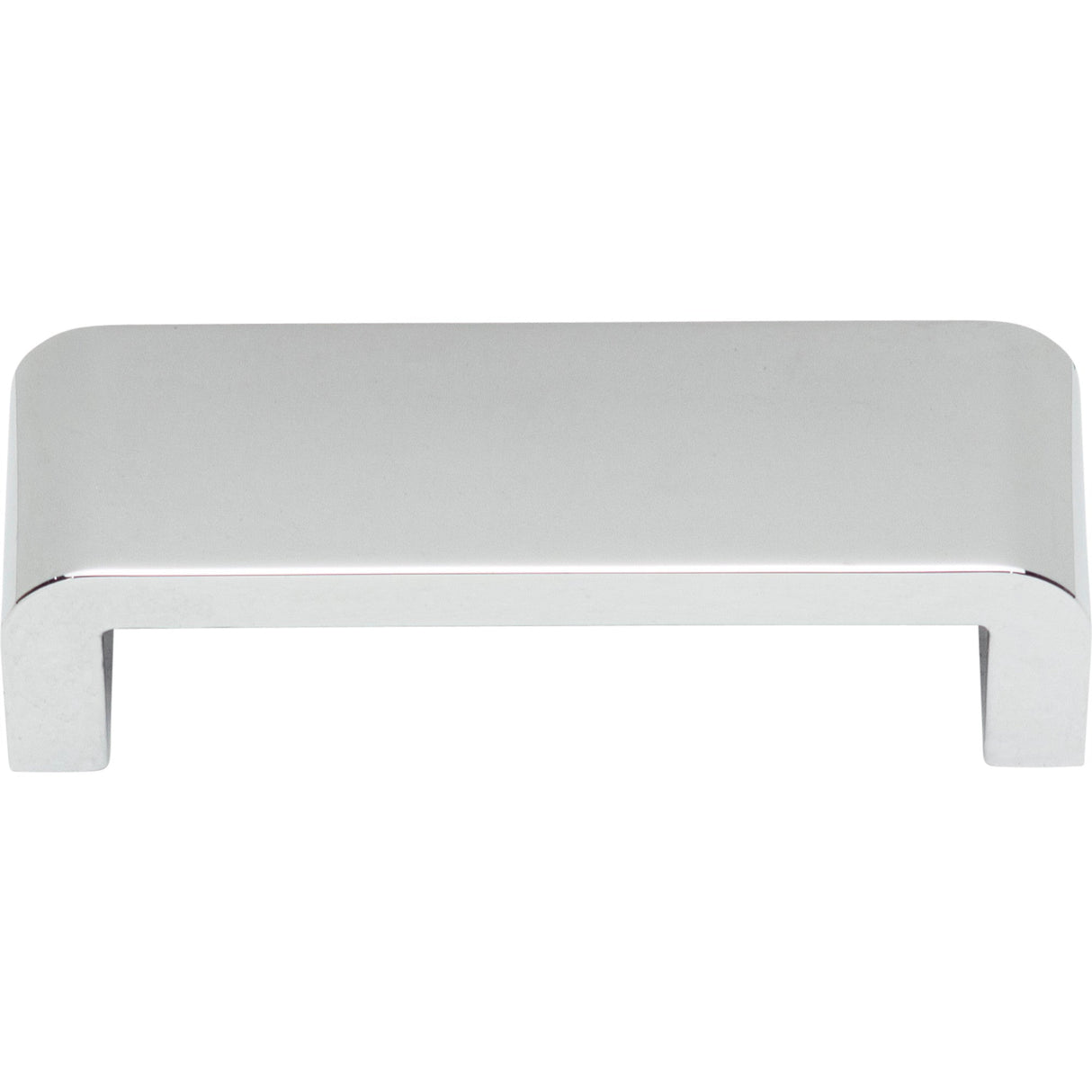 Atlas Homewares Platform Pull 3 3/4 Inch (c-c) Polished Chrome