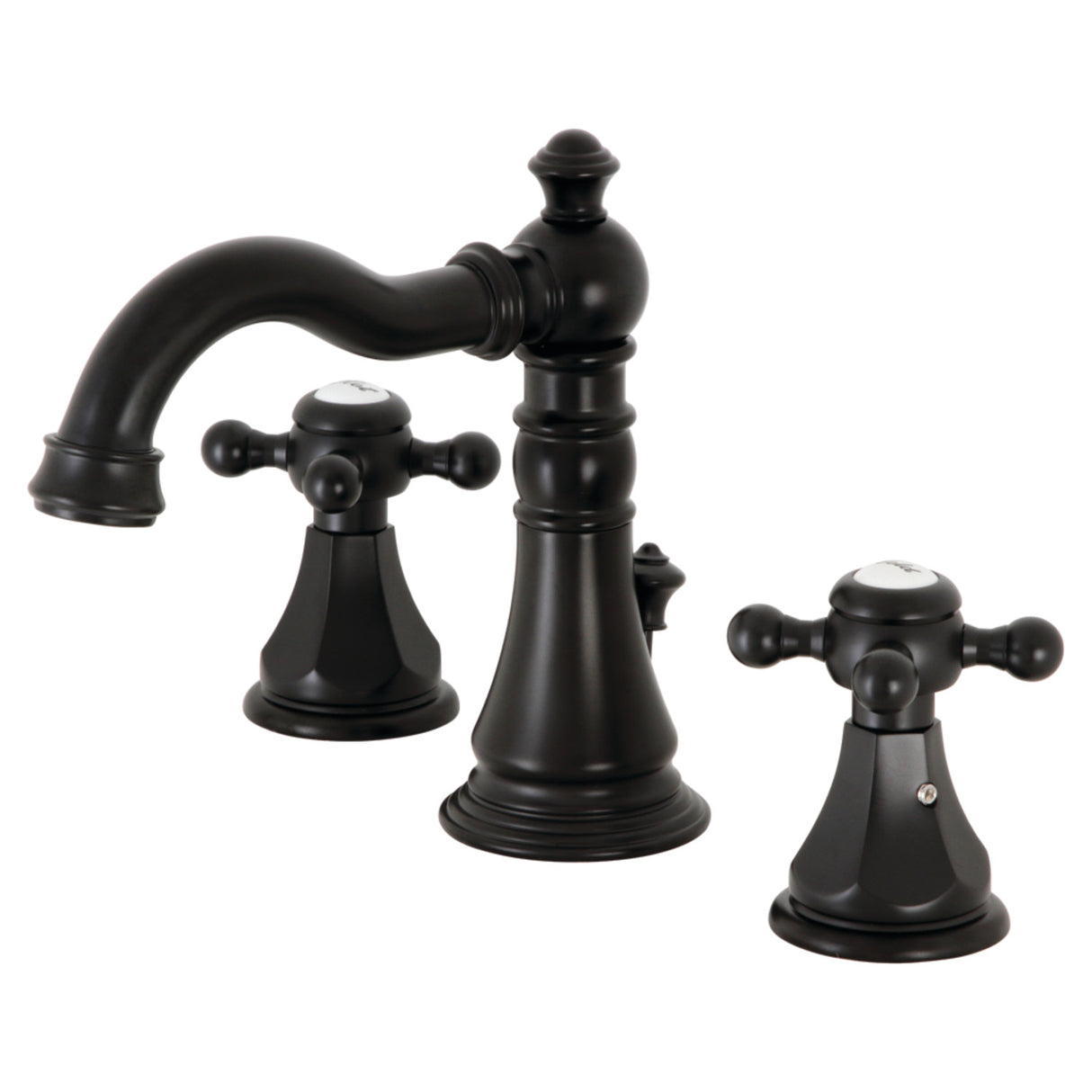 Kingston Brass FSC1970BX Metropolitan Widespread Bathroom Faucet, Matte Black
