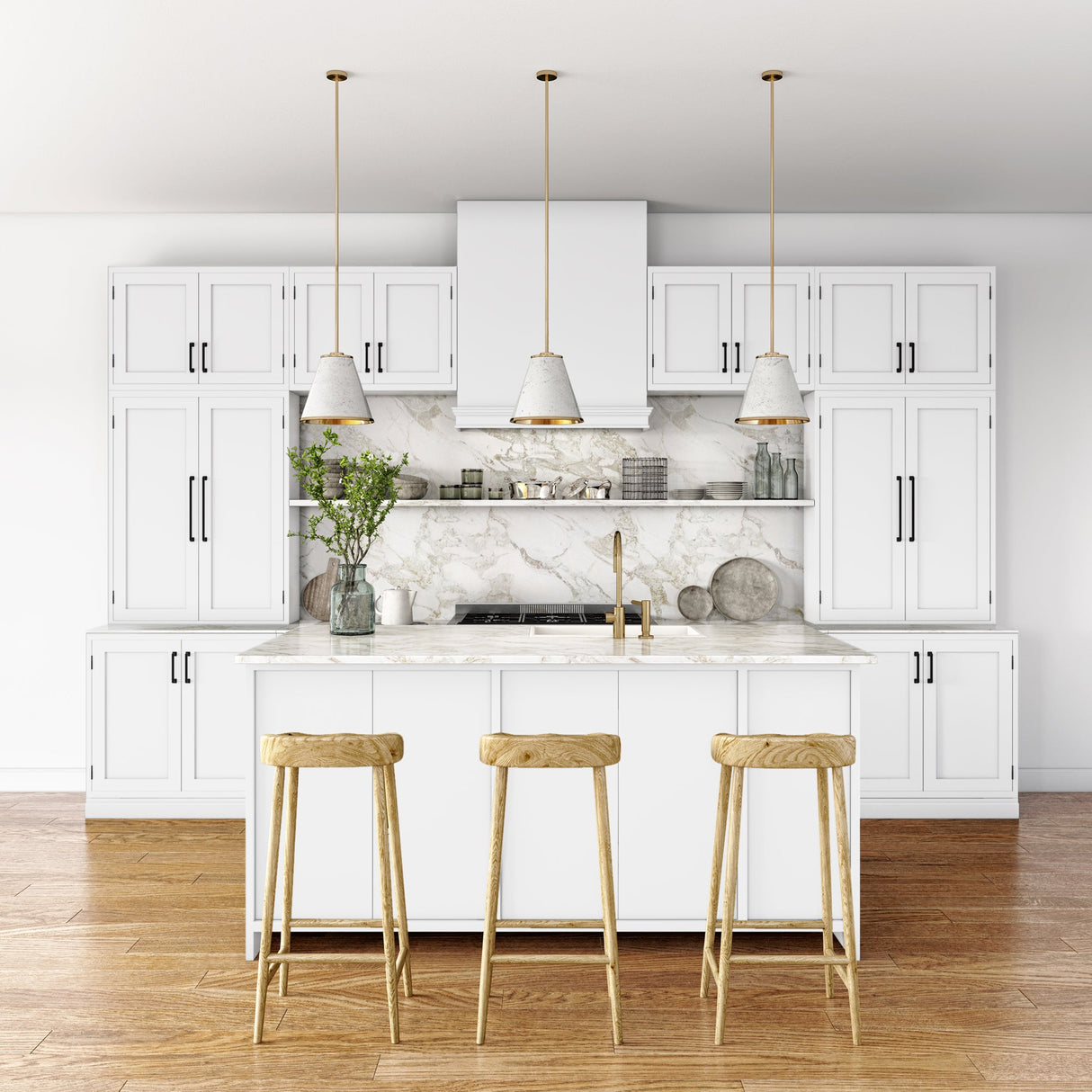 Atlas Homewares Erika Pull 7 9/16 Inch (c-c) Matte Black