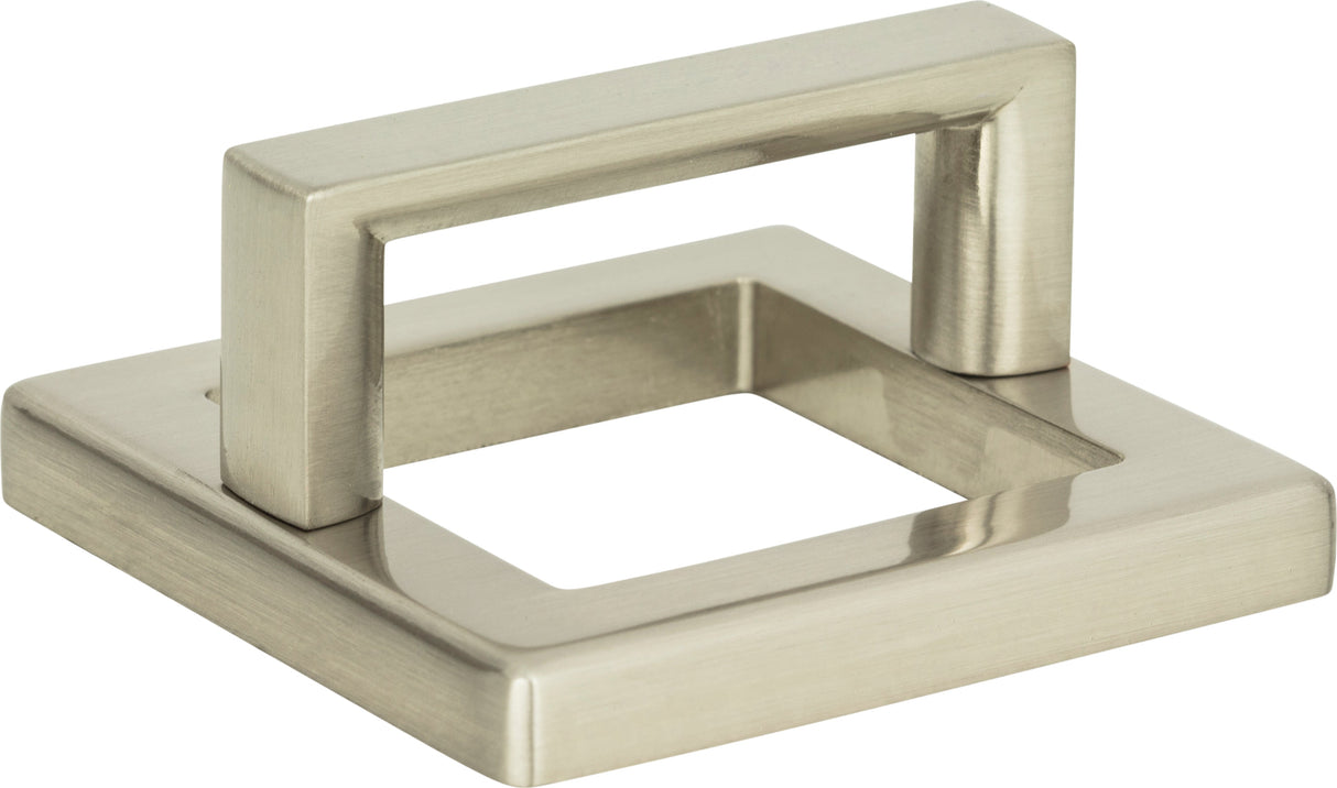 Atlas Homewares Tableau Square Base and Top 1 13/16 Inch (c-c) Brushed Nickel