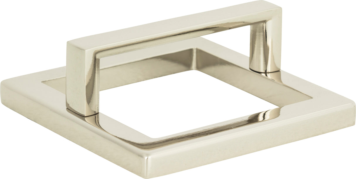 Atlas Homewares Tableau Square Base and Top 2 1/2 Inch (c-c) Polished Nickel