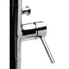 ALFI brand AB2534-PC Polished Chrome Single Lever Floor Mounted Tub Filler Mixer w Hand Held Shower Head