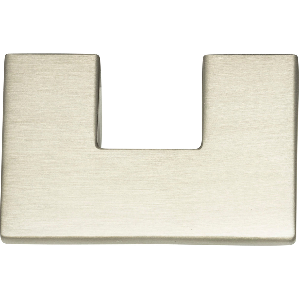 Atlas Homewares U Turn Knob 1 1/4 Inch (c-c) Brushed Nickel