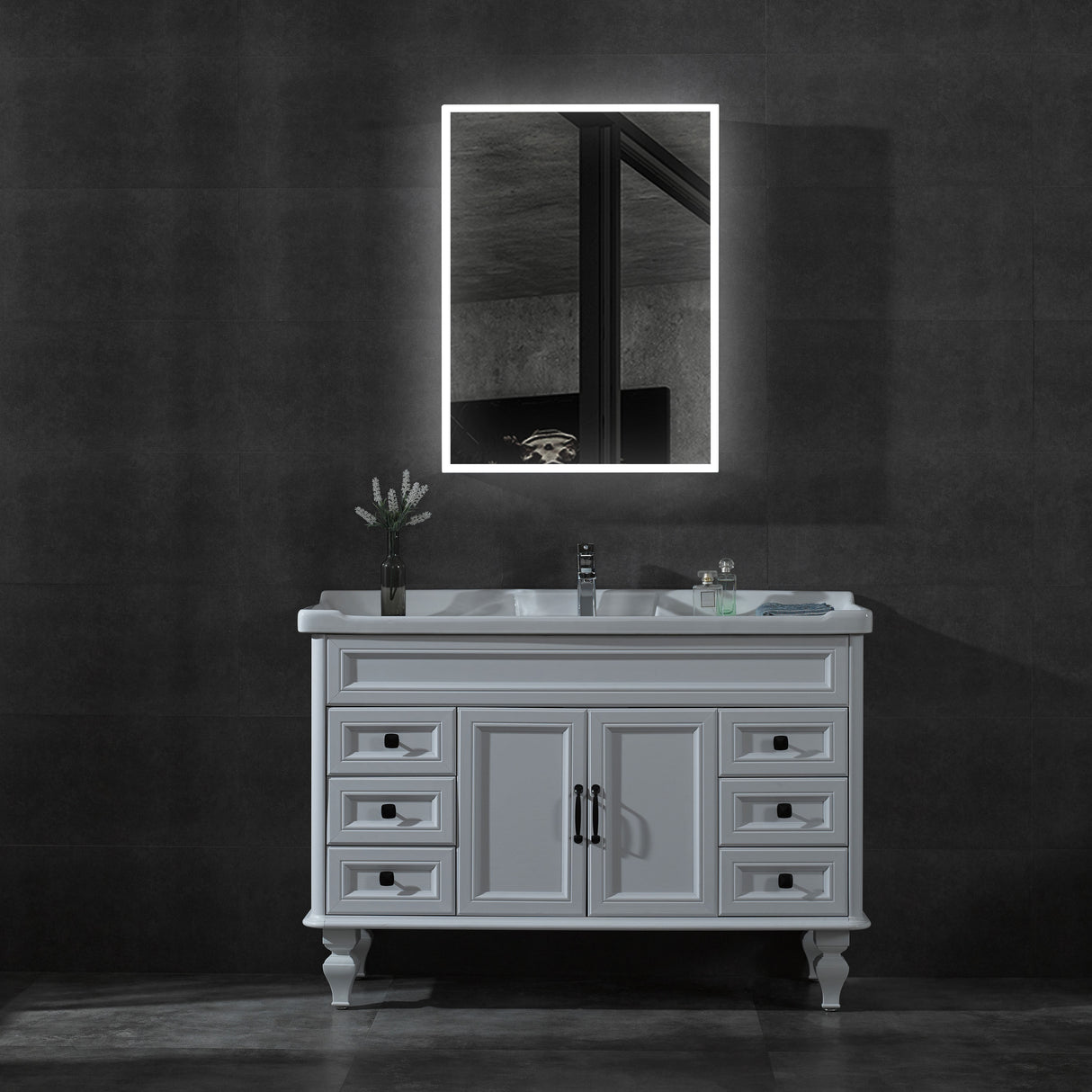 24" x 32" Single Door LED Light Medicine Cabinet