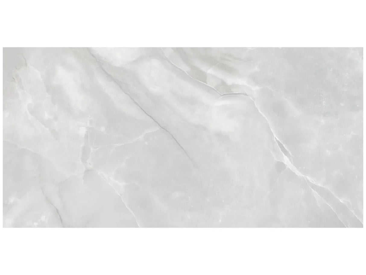 Anatolia Tile 24X48 Plata Onyx P Polished 4500-0957-0 Onyx Crystallo 24x48 Polished - premium natural stone mosaic tile from Anatolia Tile, available at PoshHaus showroom in Keene, NH
