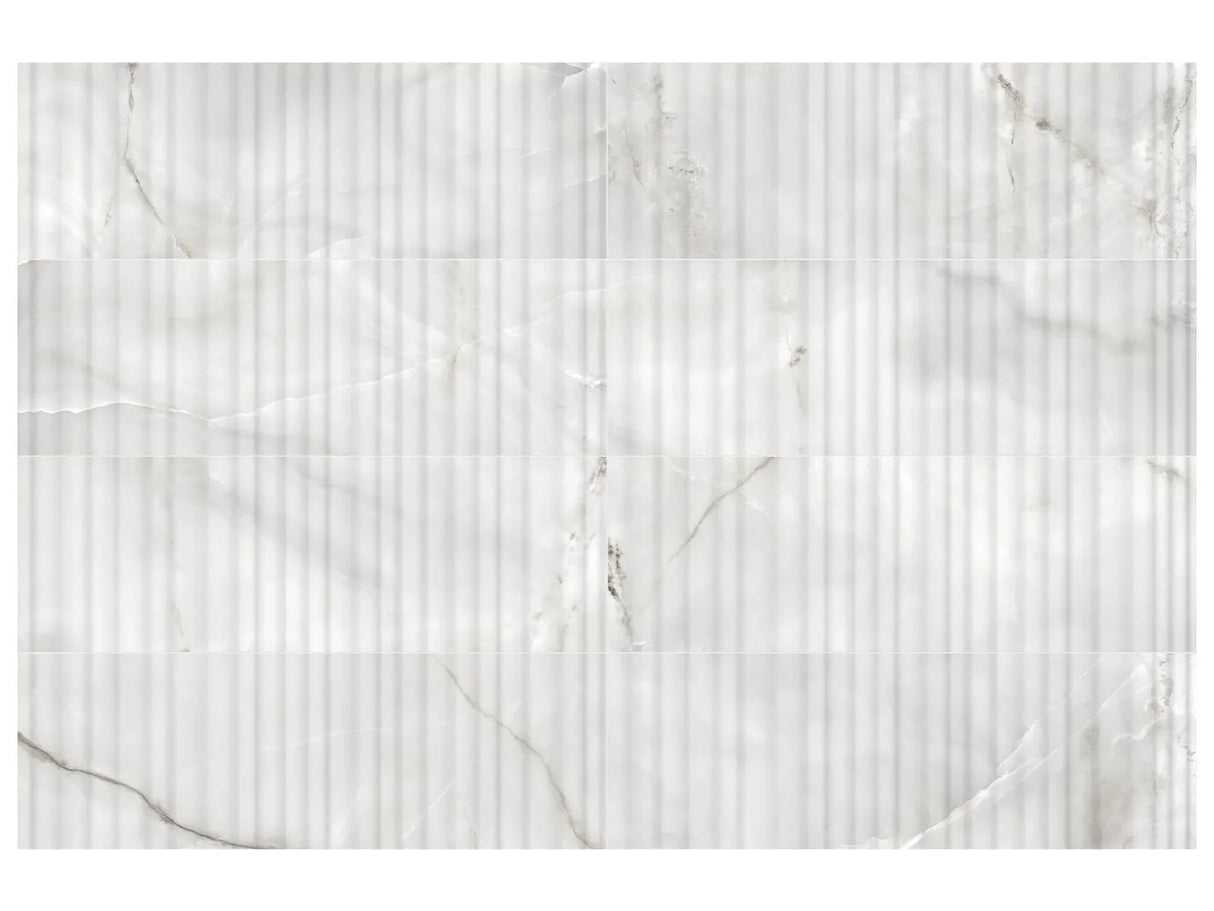 Anatolia Tile 12X36 Raffino Alto Calacatta Matte 4000-0266-0 Onyx Suave Alto - premium natural stone mosaic tile from Anatolia Tile, available at PoshHaus showroom in Keene, NH