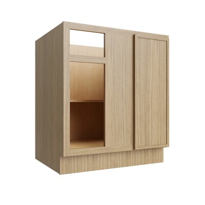 Oslo Oak Blind Base Cabinet for 36" to 39" Space - 30" W