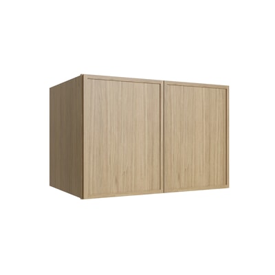 Oslo Oak Deep Wall Cabinet - 33" W x 24" H x 24" D