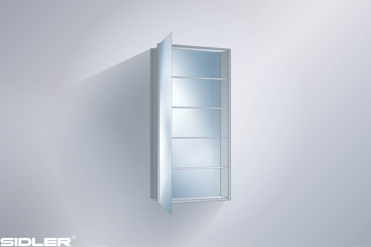 Sidler 10.23314.000 Modello Medicine Cabinet 23"