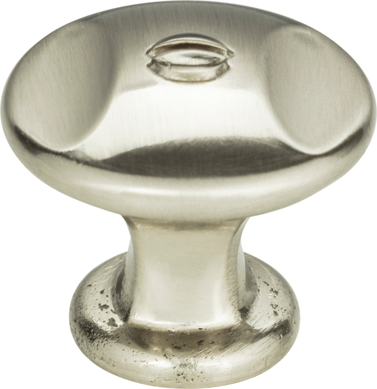 Atlas Homewares Ergo Knob 1 3/8 Inch Brushed Nickel