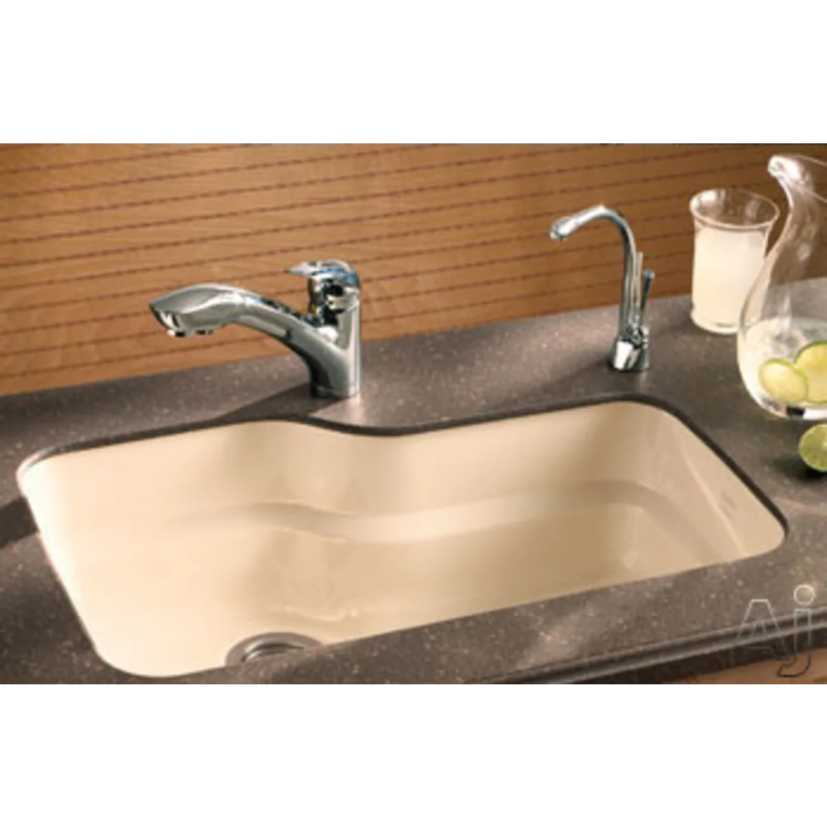 Franke Orca 30" x 19-1/2" Single Basin Undermount Fireclay Kitchen Sink ORK110-BT