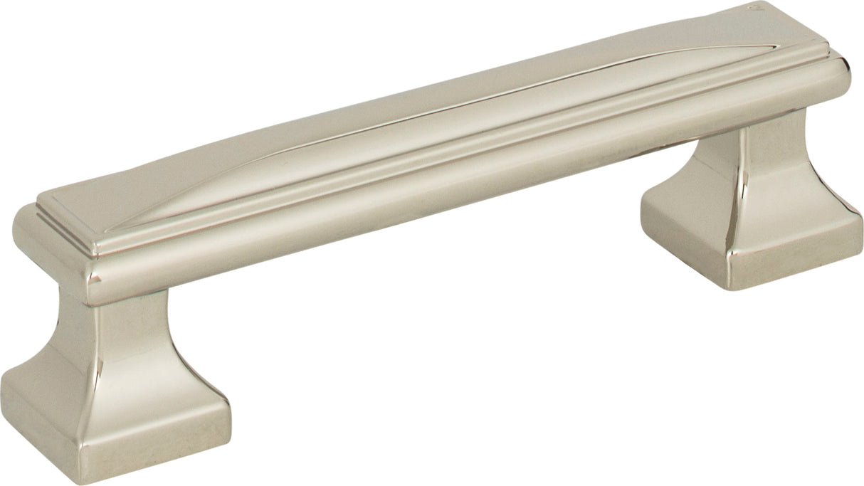 Atlas Homewares Wadsworth Pull 3 3/4 Inch (c-c) Polished Nickel