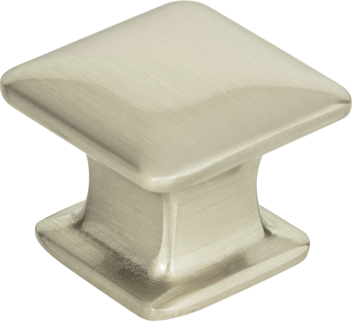 Atlas Homewares Alcott Square Knob 1 1/4 Inch Brushed Nickel