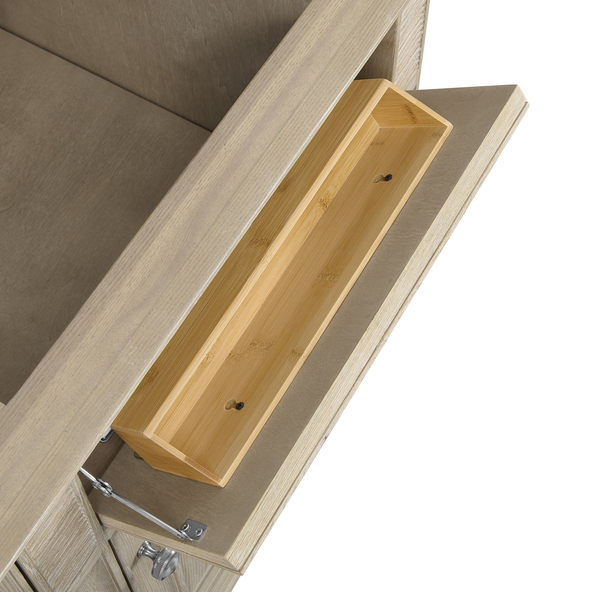 Lorelai 60" Double Vanity, Whitewashed Oak, w/ 3 CM Phantome Eclos Top